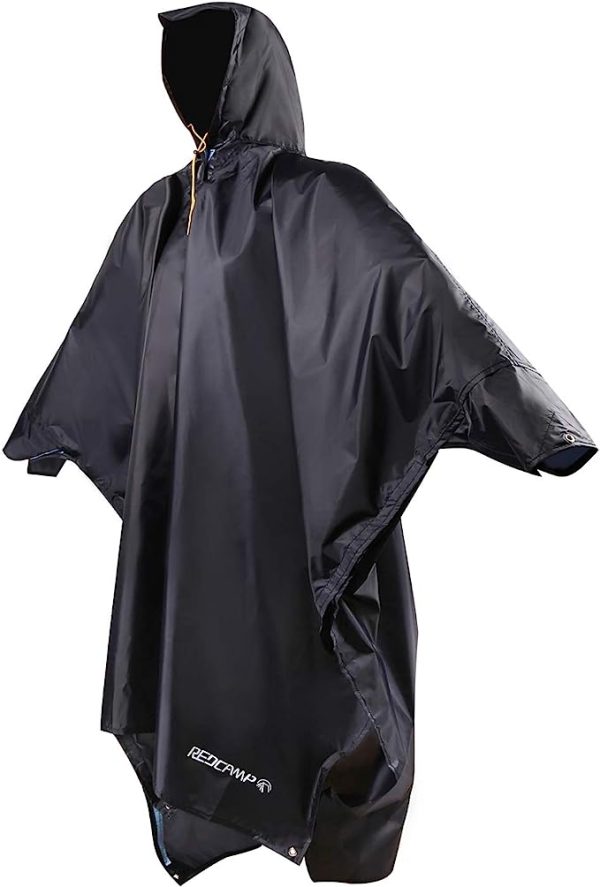 REDCAMP Rain Poncho for Adults - Hiking 4 Fun